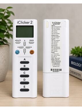 iClicker 2 Student Classroom Response Remote Clicker White Tested Working